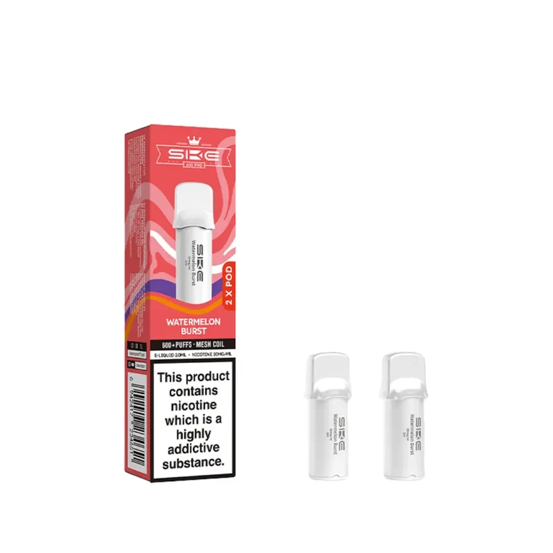Watermelon Burst SKE 600 Pro Prefilled Pods 10mg